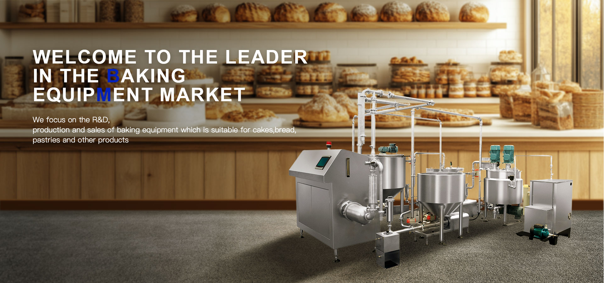 Commercial cake aeration system for continuous cake production | BESSMECH